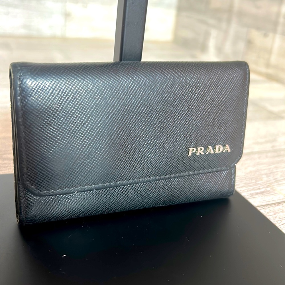 Prada key case holder EUC rare